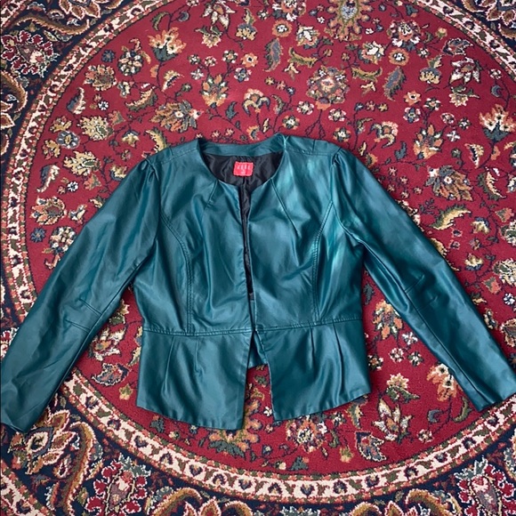Elle Jackets & Blazers - Elle Faux leather trendy jacket